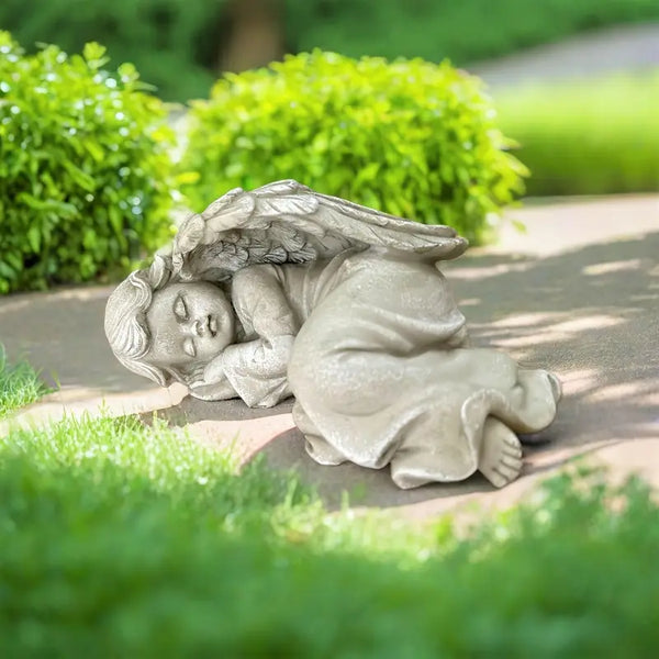 Sleeping Angel Garden Statue
