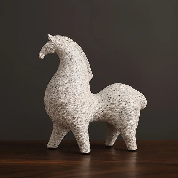 Majestic Stallion Duo – Abstract Horse Sculptures