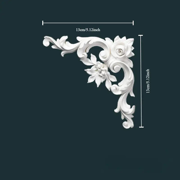 Floral Elegance Applique Set (2 Pieces)