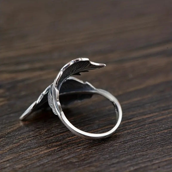 Whispering Leaves Open Ring
