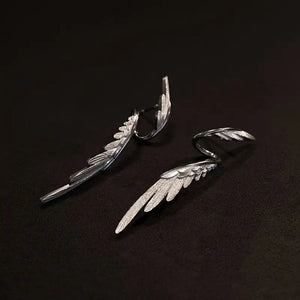 Feathered Whispers Earrings (Pair)