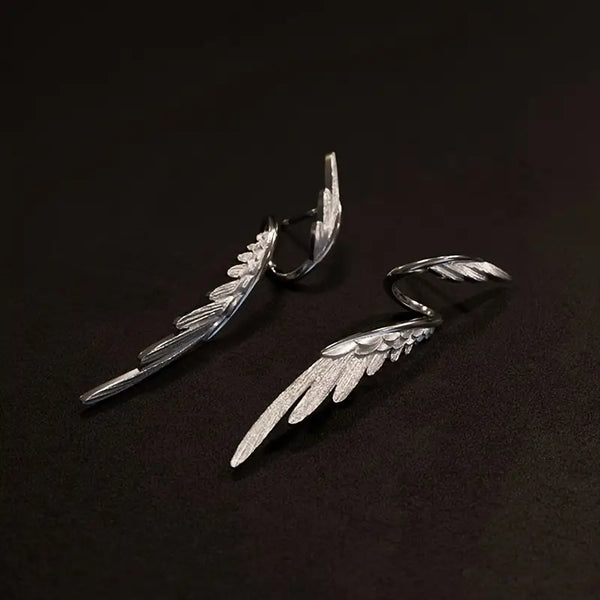 Feathered Whispers Earrings (Pair)
