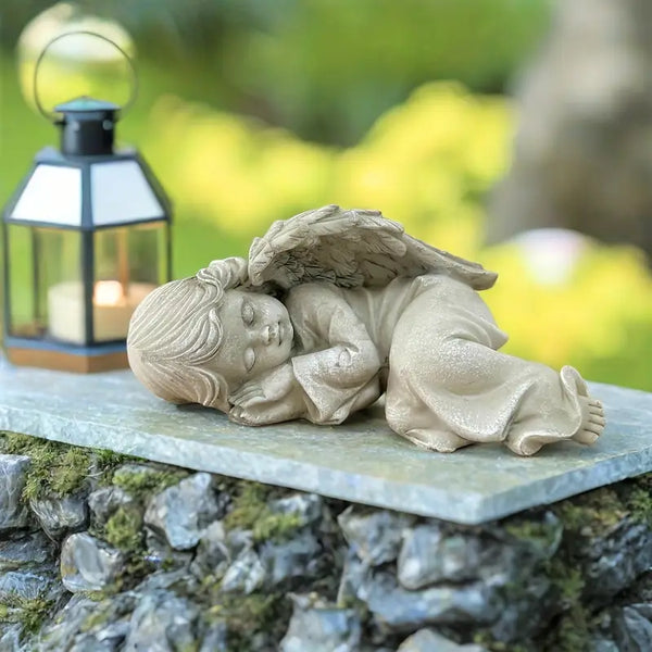 Sleeping Angel Garden Statue