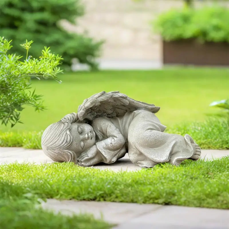 Sleeping Angel Garden Statue