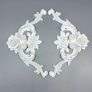 Floral Elegance Applique Set (2 Pieces)