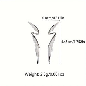 Feathered Whispers Earrings (Pair)