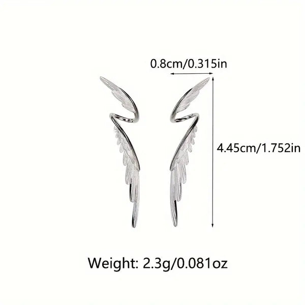 Feathered Whispers Earrings (Pair)