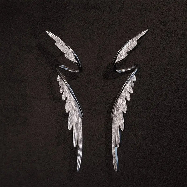 Feathered Whispers Earrings (Pair)