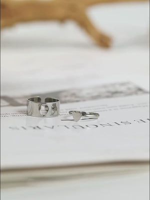 Soulbound Heart Rings