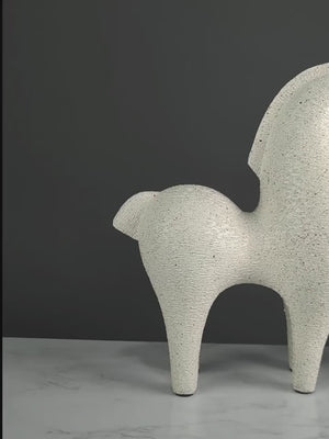 Majestic Stallion Duo – Abstract Horse Sculptures